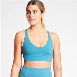 NWT Athleta Solace Bra Powervita Riviera Blue XS